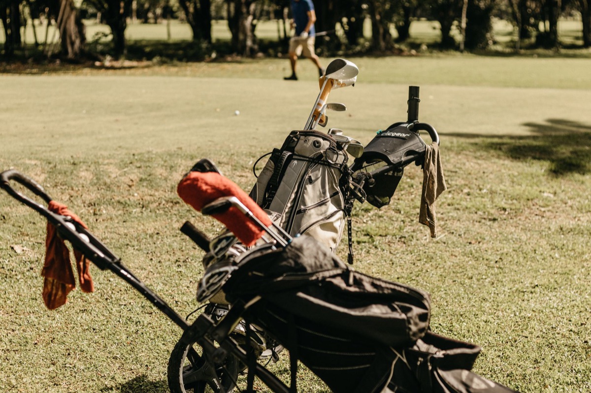 Golf course comparison with different layouts and facilities