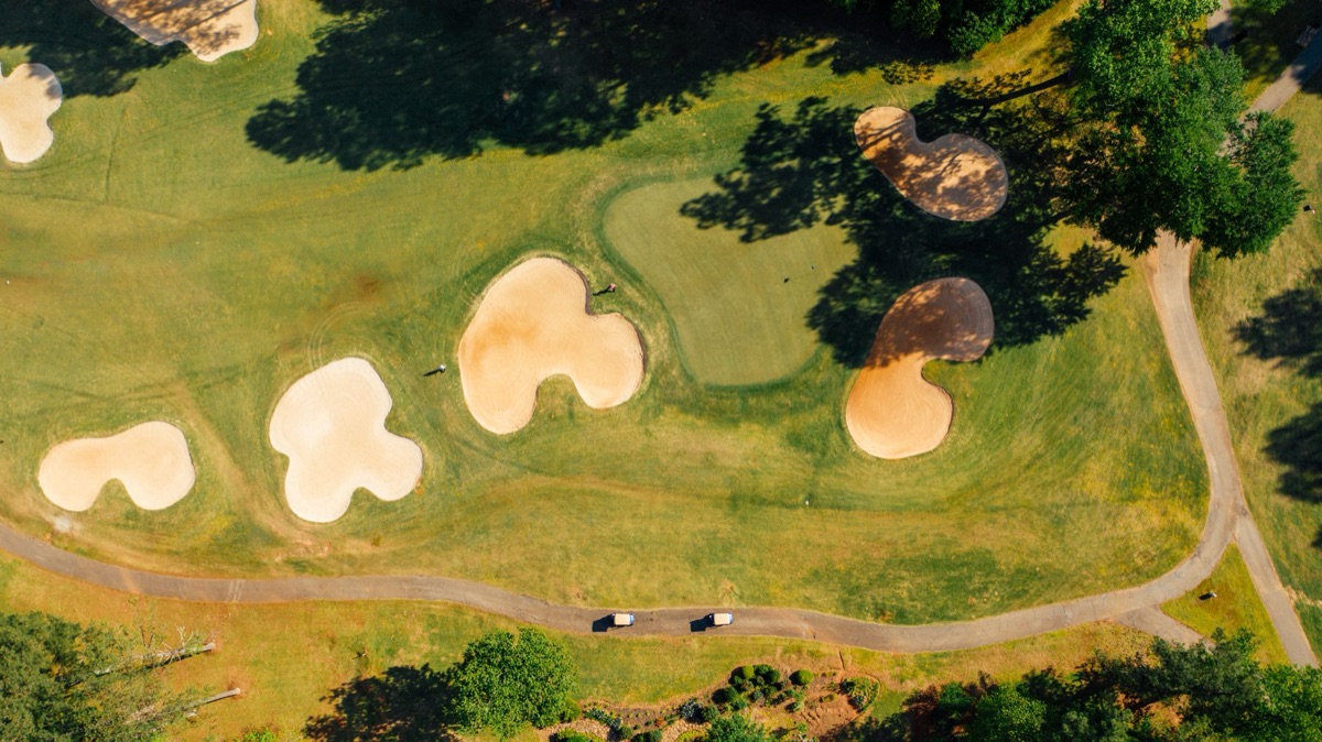 Golf course comparison map