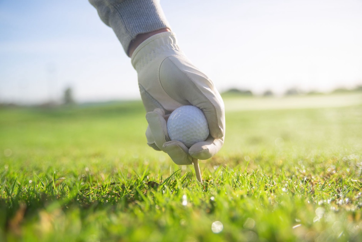 Golf course difficulty map