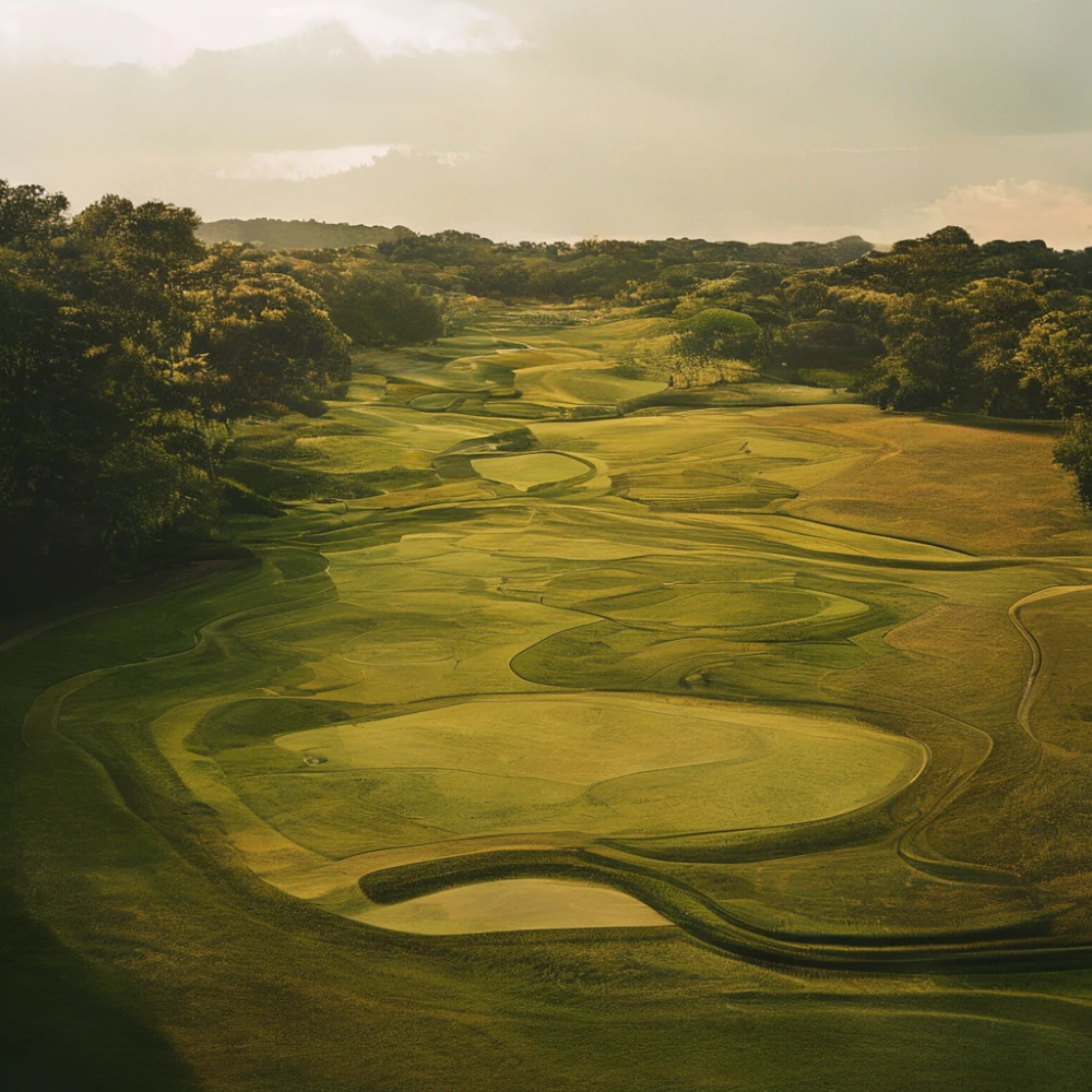 度假飯店 golf course 難度地圖
