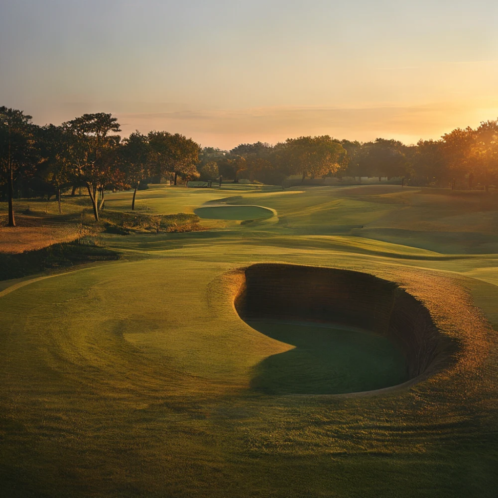 Golf course bunker
